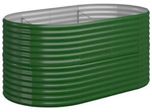 Odlingslåda pulverlackerat stål 152x80x68 cm grön