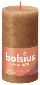Bolsius Rustika blockljus 4-pack 130x68 mm kryddbrun