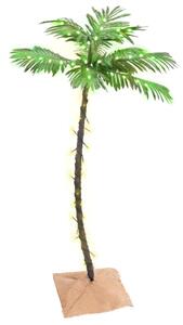 Palmträd med LED varmvit 72 LEDs 120 cm
