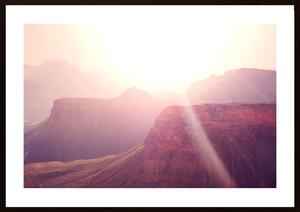 Landscape And Sun Poster