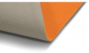 Expo premium orange 1370 - nålfiltsmatta - helrulle 25 m bredd 200 cm