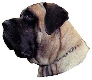Hunddekal - Mastiff (huvud)