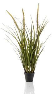 Emerald Konstväxt Foxtail Grass i kruka 90 cm