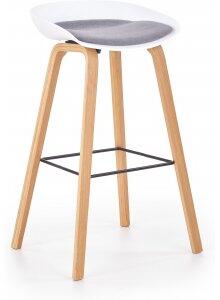 2 st Christie barstol - Vit/grå + Fläckborttagare för möbler