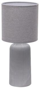 ONLI - Bordslampa SHELLY 1xE27/22W/230V grå 45 cm