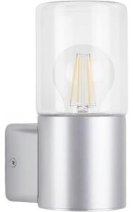 Briloner 320504TF - Vägglampa för utomhusbruk 1xE27/12W/230V IP44 silver