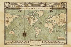 Konsttryck Fantastiska vidunder - Mappa Mundi, (40 x 26.7 cm)