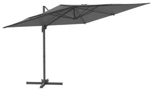 Frihängande parasoll LED antracit 400x300 cm