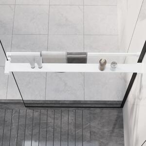 Duschhylla för duschvägg vit 80 cm aluminium