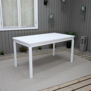 Europe matbord 135 cm - Vit + Fläckborttagare för möbler
