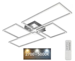 Brilo 3170-018 -Dimbar LED ytmonterad ljuskrona FRAME LED/51W/230V 2700-5000K+RC
