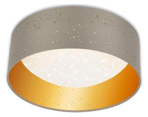 Brilo 3482-011 - LED taklampa MAILA STARRY SKY LED/12W/230V brun/guld