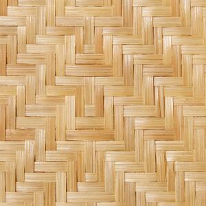 Rumsavdelare Naturlig rotting och bambu 3 paneler Fällbar dekorativ skärmvägg Beliani
