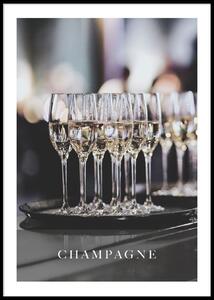 CHAMPAGNE POSTER - 50x70