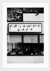 FRIENDS CAFÉ POSTER - 50x70