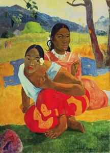 Bildreproduktion Nafea Faaipoipo (When are you Getting Married?), 1892, Gauguin, Paul