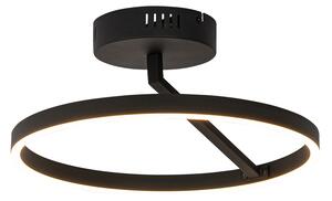 Design taklampa svart inkl LED 3-stegs dimbar - Anello