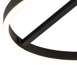 Design taklampa svart inkl LED 3-stegs dimbar - Anello
