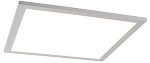 Taklampa stål 40 cm inkl. LED och fjärrkontroll - Liv
