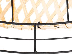 Orientalisk taklampa svart med bambu - Irena