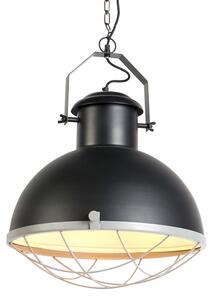 Industriell hängande lampa svart med grå - Motor