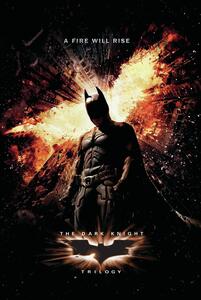 Konsttryck The Dark Knight Trilogy - A Fire Will Rise, (26.7 x 40 cm)