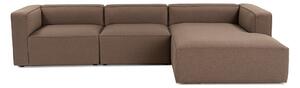 Abbas 4-sits Soffa med Divan Brun -