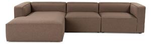 Abbas 4-sits Soffa med Divan Brun -