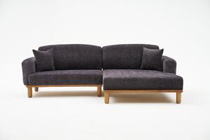 Arman 4-sits Soffa med Divan Antracit -