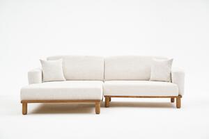 Arman 4-sits Soffa med Divan Creme -