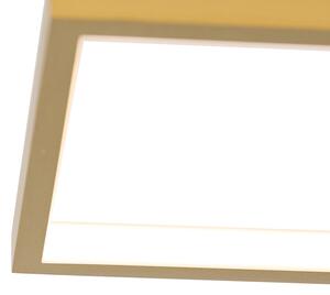 Taklampa guld inkl LED 3-stegs dimbar 4-ljus - Lejo