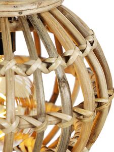 Lantlig hänglampa bambu 3-ljus - Canna