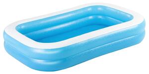 Bestway Uppblåsbar pool rektangulär 262x175x51 cm blå och vit