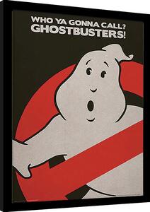 Inramad poster Ghostbusters - Logo