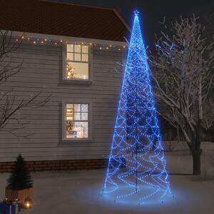 Julgran med markspett 3000 blåa lysdioder 800 cm
