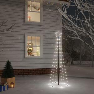 Julgran med markspett 108 kallvita lysdioder 180 cm