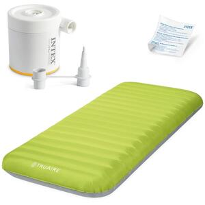 Uppblåsbar madrass 191x76x17 cm med elektrisk pump INTEX 64097