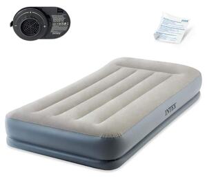 Uppblåsbar madrass 191x99x33 cm med inbyggd elektrisk pump INTEX 64116ND