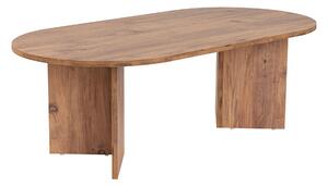 NORDVÄRK Soffelbord i sobel, ovalt - Atlantic Pine melamin (119x60)