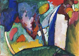 Bildreproduktion The Waterfall (1909), Wassily Kandinsky