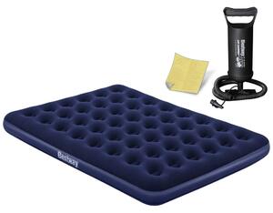 Uppblåsbar madrass 203x152x22 cm med kolvpump Bestway 67003