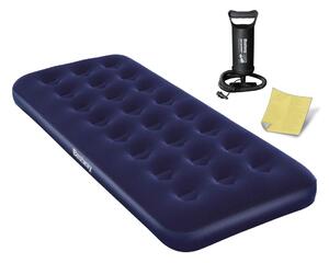 Uppblåsbar madrass 185x76x22 cm med Bestway 67000 kolvpump