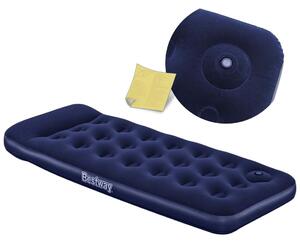 Uppblåsbar madrass 185x76x22 cm med inbyggd fotpump Bestway 67223