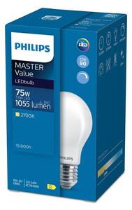 LED-lampa normal 7,8(75)W E27 dimbar, matt