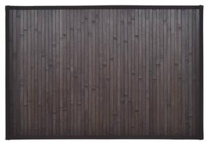 Badrumsmatta bambu 60 x 90 cm mörkbrun