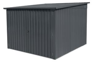 Kansas verktygshus i metall 2,4 x 2,2 m Store Boss antracit