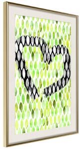 Inramad Poster / Tavla - I Love Limes - 20x30 Guldram med passepartout