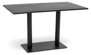 Cafébord Näsby, 70x120 cm, svart