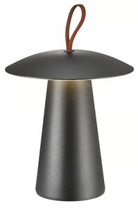 Uppladdningsbar Lampa Ara, h. 29 cm, svart