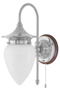 Fryxell vägglampa nickel/brun